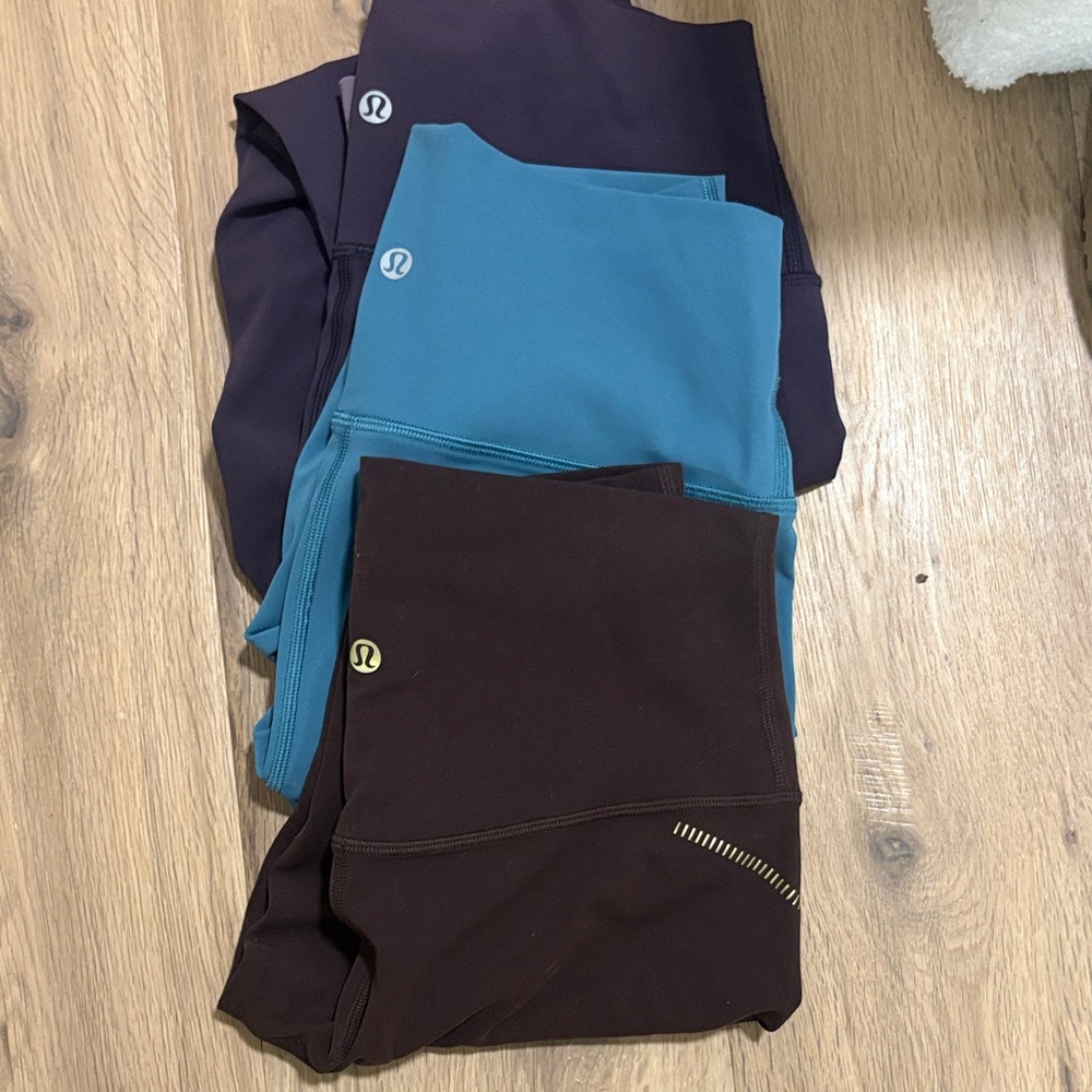 lululemon athletica Leggings. 2 Wunder Under & 1 Align Size 6. Lululemon sizedot
